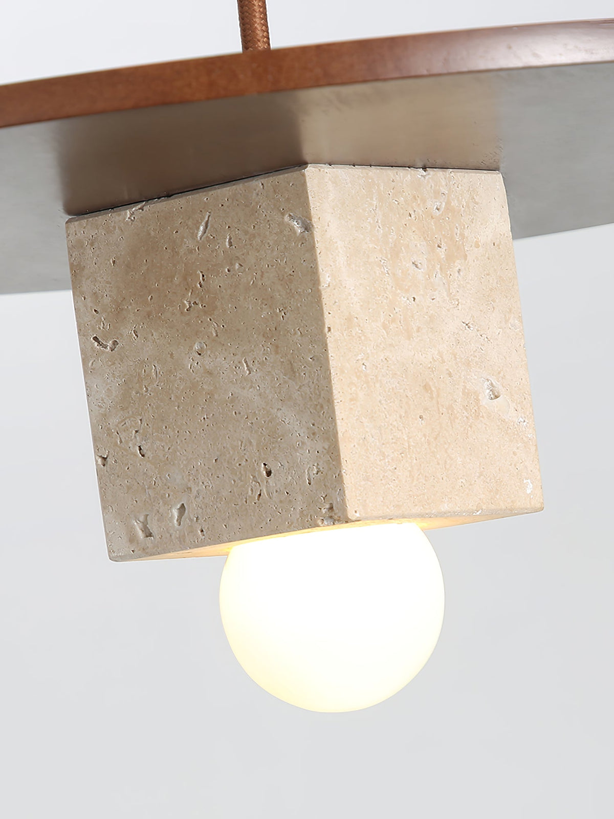 Tondo Stone Disc Pendant Light