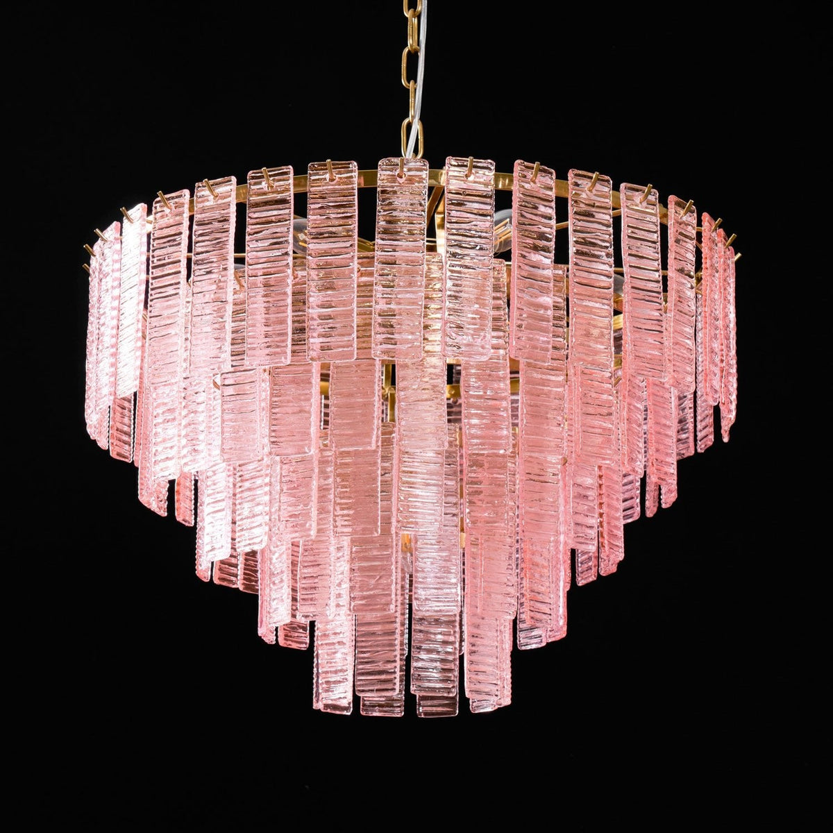Opalora Pink Murano Chandelier