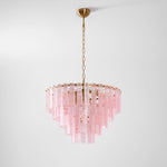 Opalora Pink Murano Chandelier