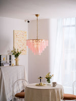 Opalora Pink Murano Chandelier