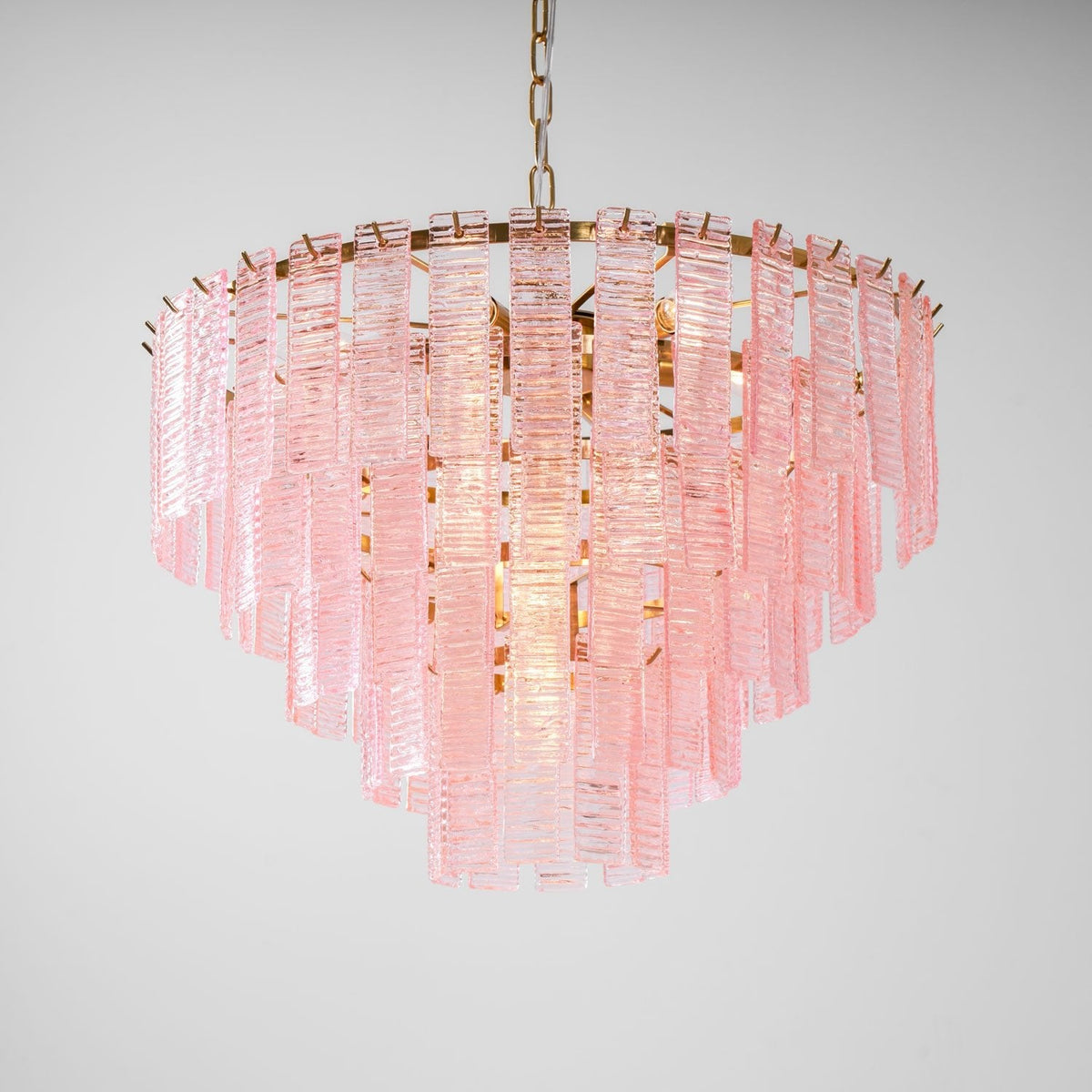 Opalora Pink Murano Chandelier