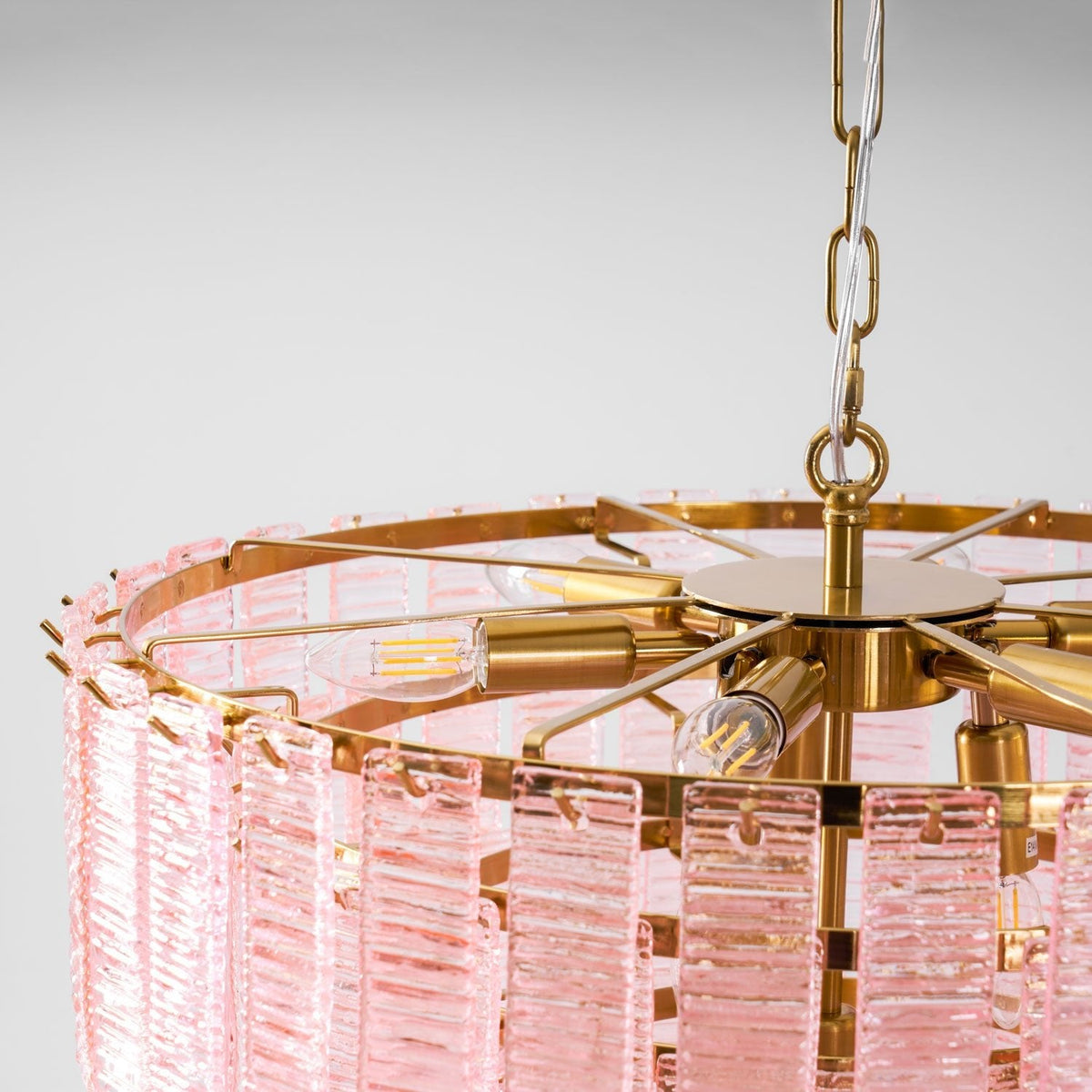 Opalora Pink Murano Chandelier