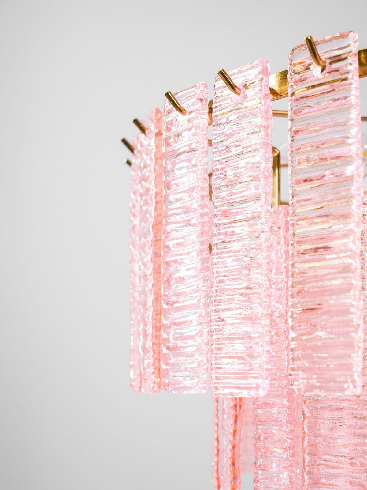 Opalora Pink Murano Chandelier