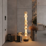 Spanish Alabaster Floor Lamp