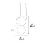 Tranquil Glow Pendant Lamp 4.3"