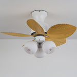 Tropica Palm Ceiling Fan Light
