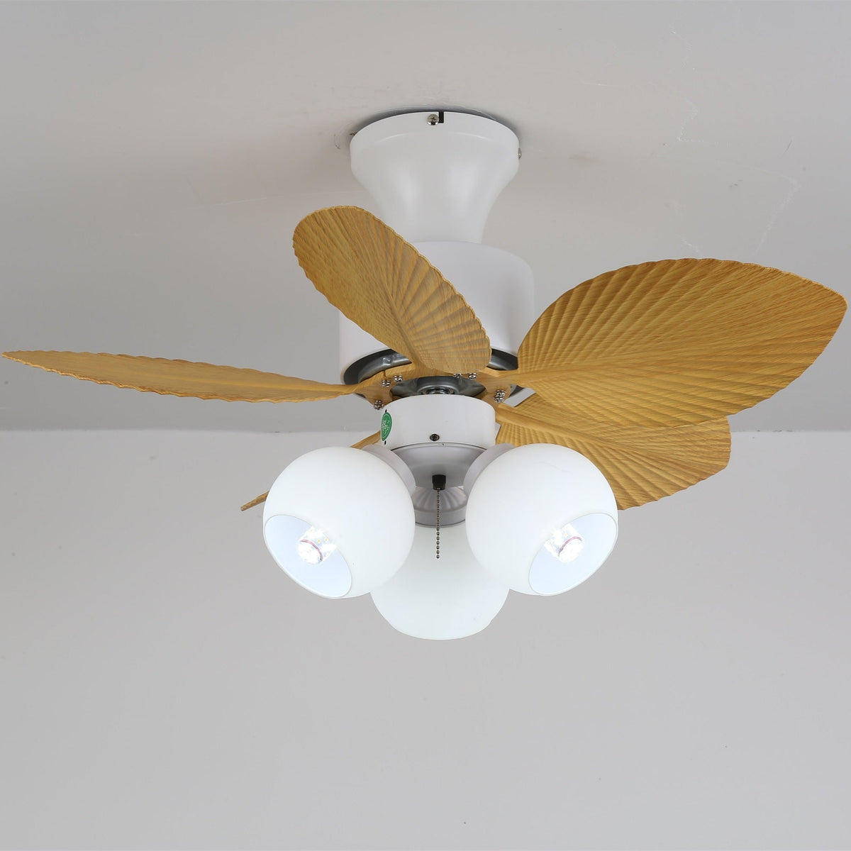 Tropica Palm Ceiling Fan Light