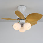 Tropica Palm Ceiling Fan Light
