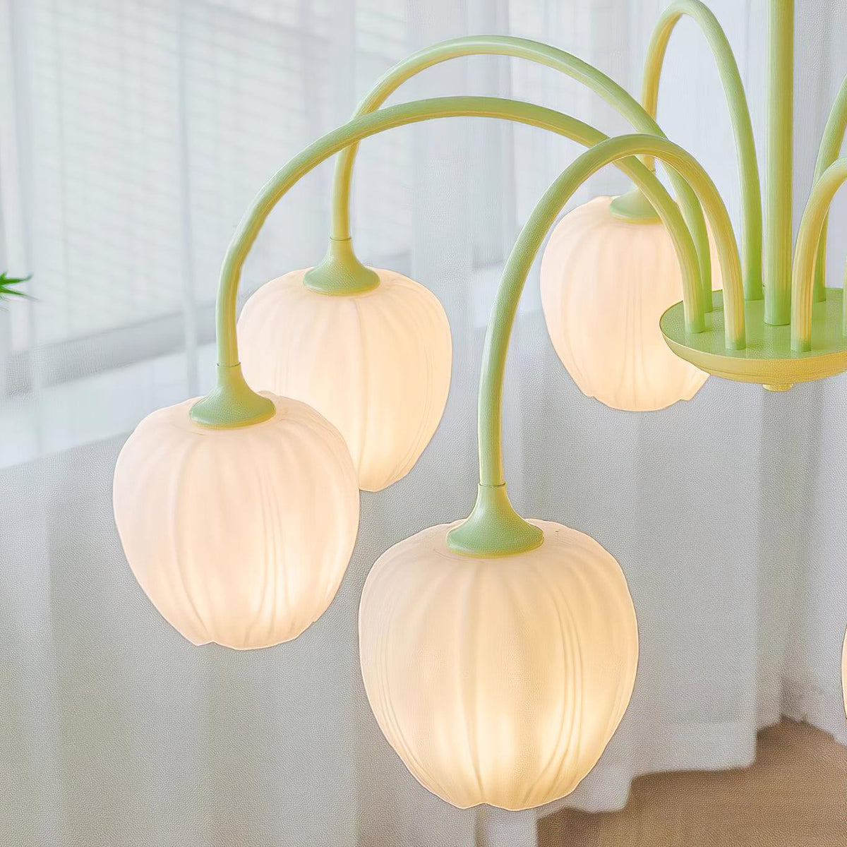 Tulip Matcha Chandelier