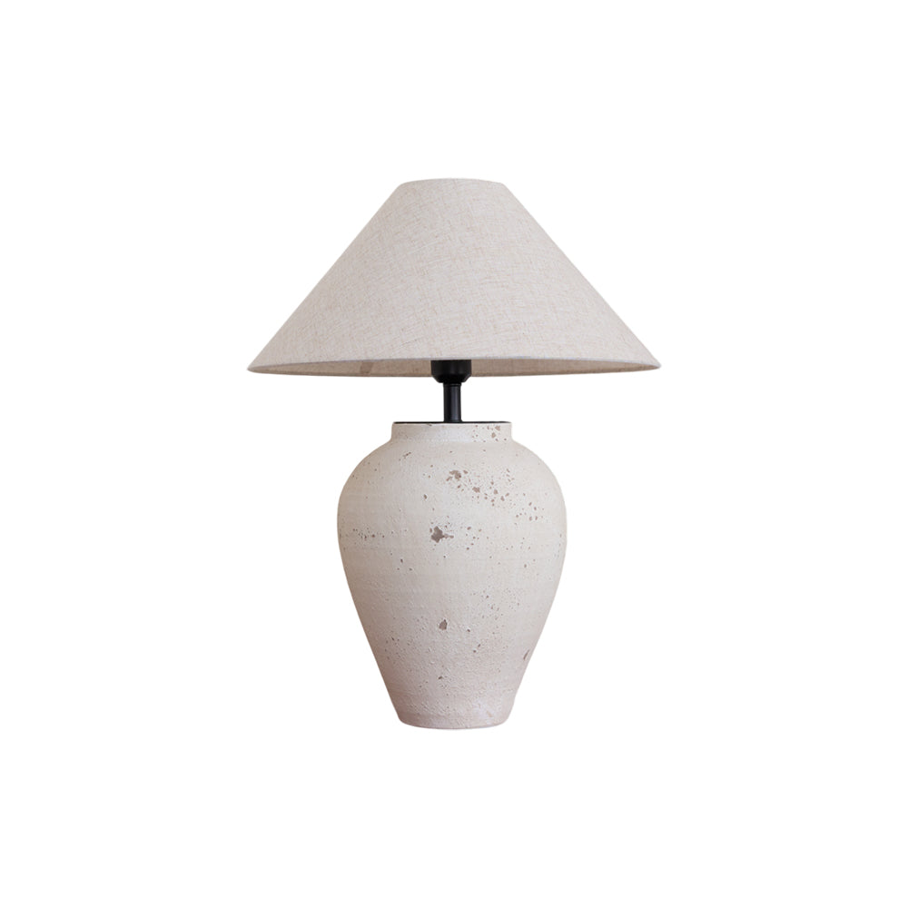 Tuscan Stone Table Lamp 17.7"