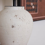 Tuscan Stone Table Lamp 17.7"