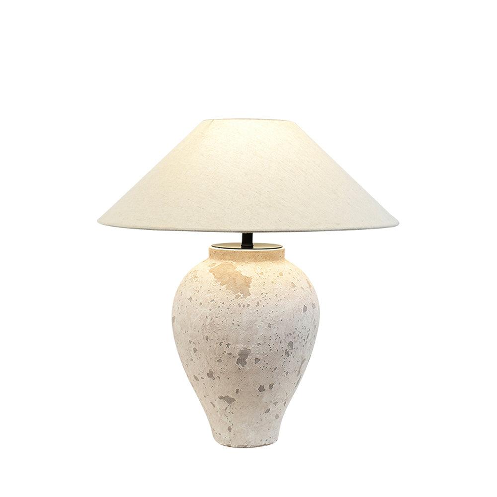 Tuscan Stone Table Lamp 17.7"