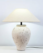 Tuscan Stone Table Lamp 17.7"