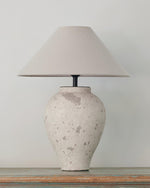 Tuscan Stone Table Lamp 17.7"