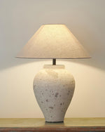 Tuscan Stone Table Lamp 17.7"