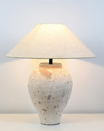 Tuscan Stone Table Lamp 17.7"