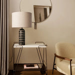 Tuxedo Marble Table Lamp