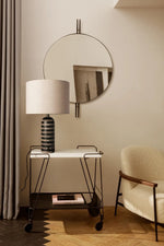 Tuxedo Marble Table Lamp