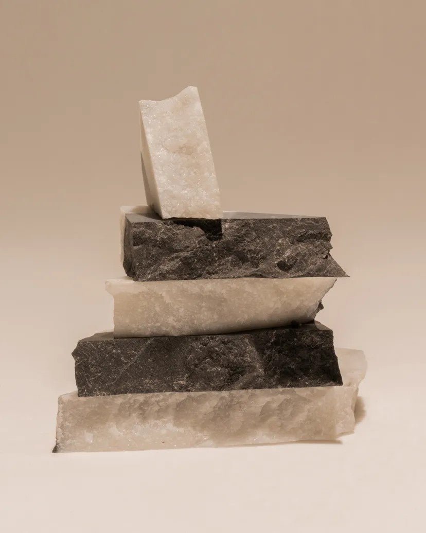 Tuxedo Marble Table Lamp