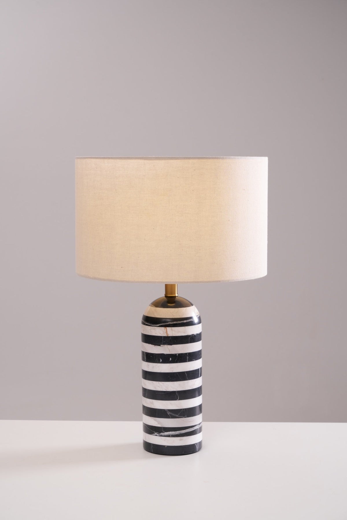 Tuxedo Marble Table Lamp