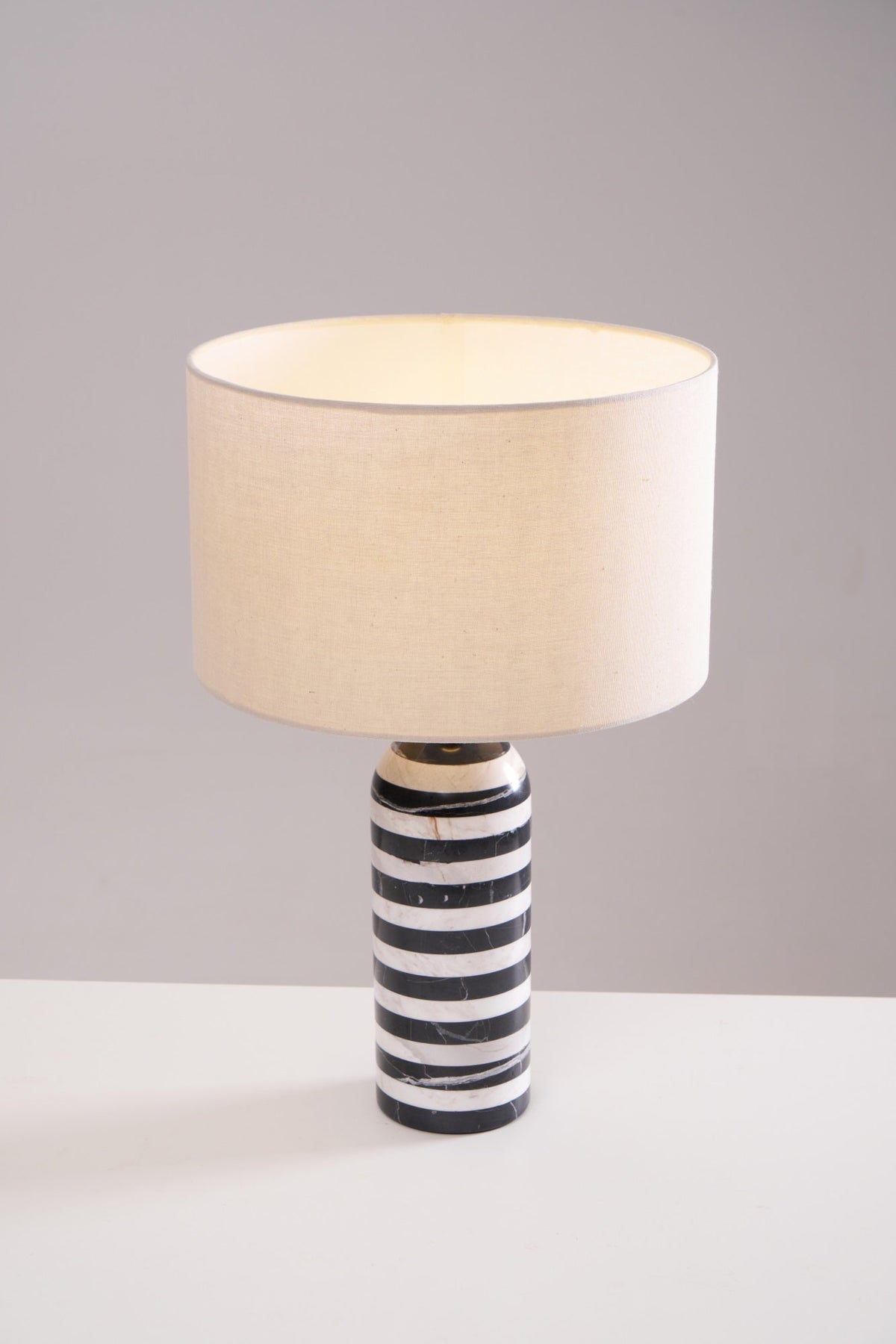 Tuxedo Marble Table Lamp