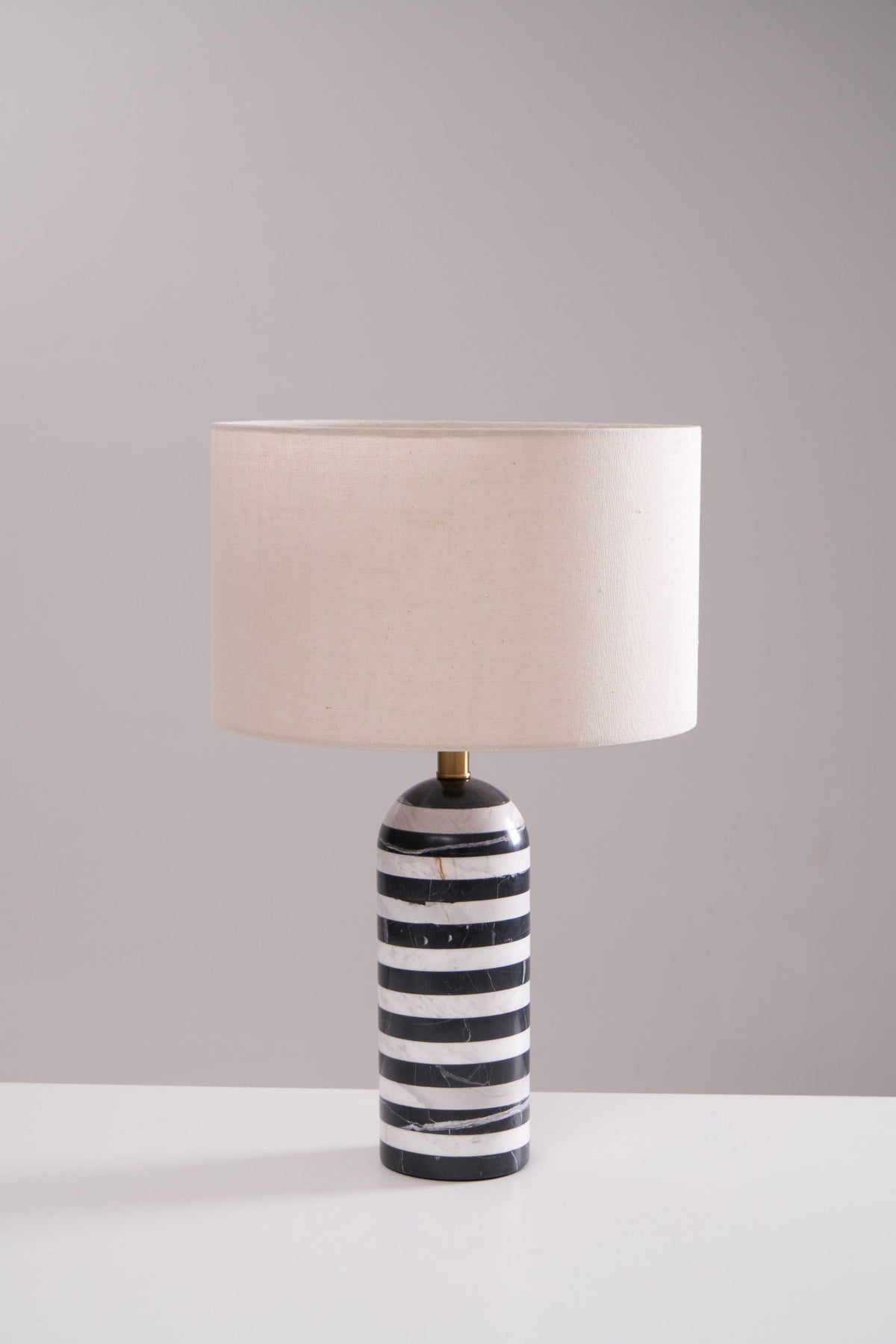 Tuxedo Marble Table Lamp