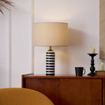 Tuxedo Marble Table Lamp