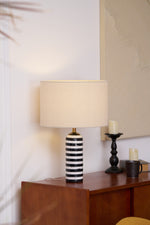 Tuxedo Marble Table Lamp