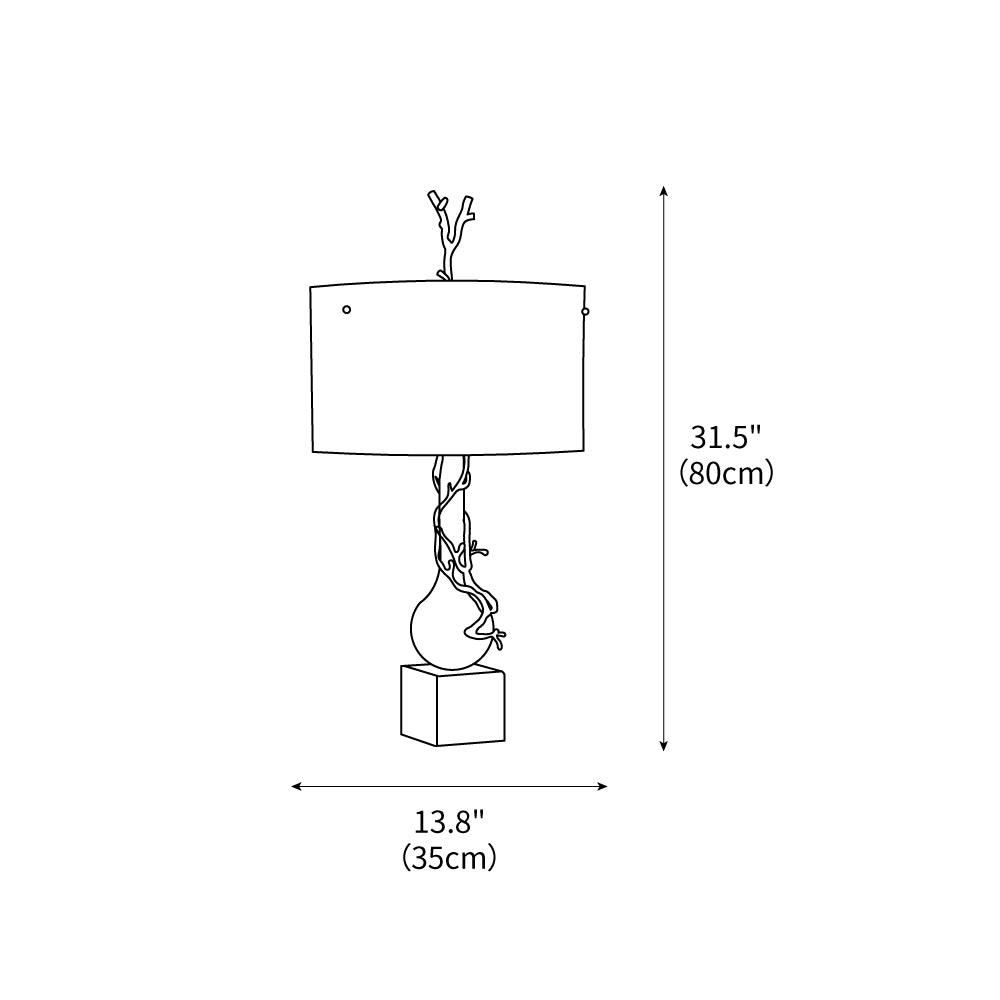 Twig Table Lamp 13.8"