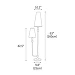 Twin Peaks Floor Lamp 9.8"