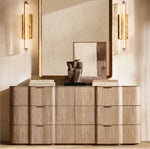 Audubon Crystal Single Sconce 19 inch