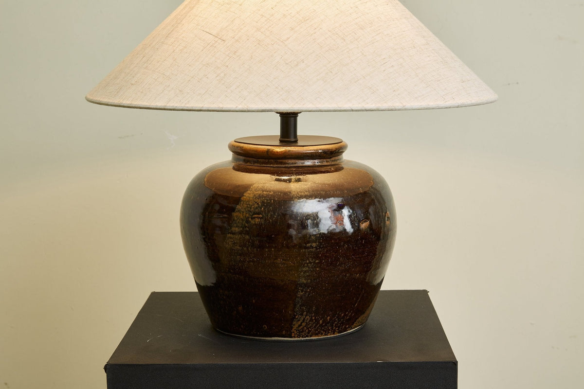 Umber Jar Table Lamp