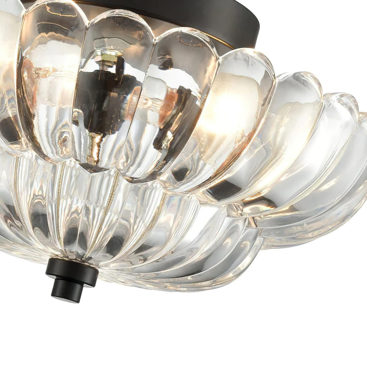 Umbrella Glass Ceiling Light 11.8"