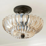 Umbrella Glass Ceiling Light 11.8"