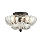Umbrella Glass Ceiling Light 11.8"