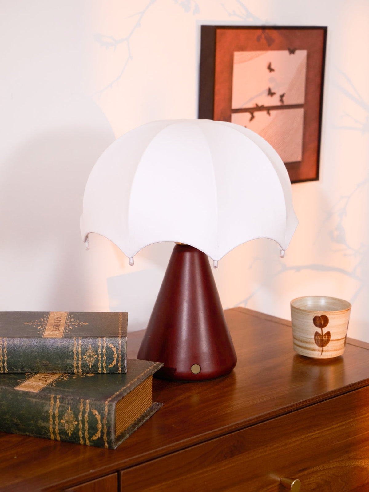 Umbrella Silk Table Lamp