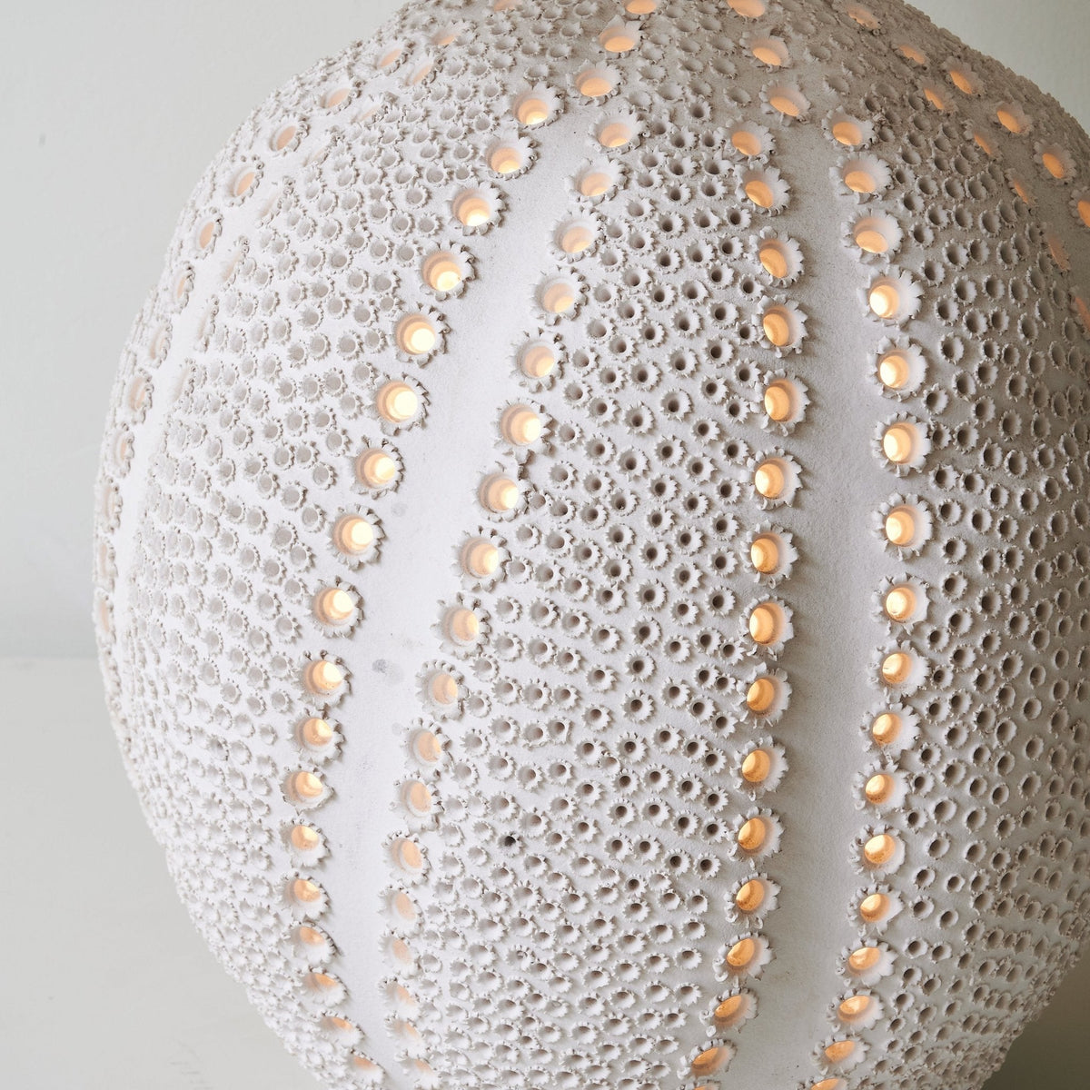 Urchin Textured Ceramic Table Lamp