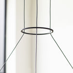 Orbet Chandelier, Integrated LED, Black, 30"W(700OBT30B-LED927 70PGAL8)