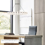 Orbet Chandelier, Integrated LED, Black, 30"W(700OBT30B-LED927 70PGAL8)