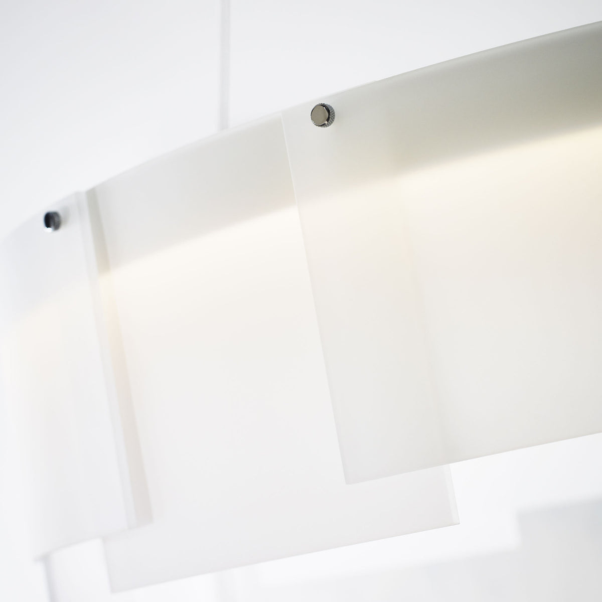 Stratos Chandelier, Integrated LED, Frosted/Satin Nickel , 30.6"W (700STR30FS-LED927 70E7HTW)