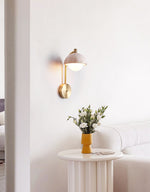 Vellum Travertine Wall Lamp