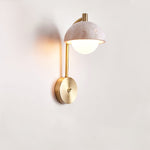 Vellum Travertine Wall Lamp