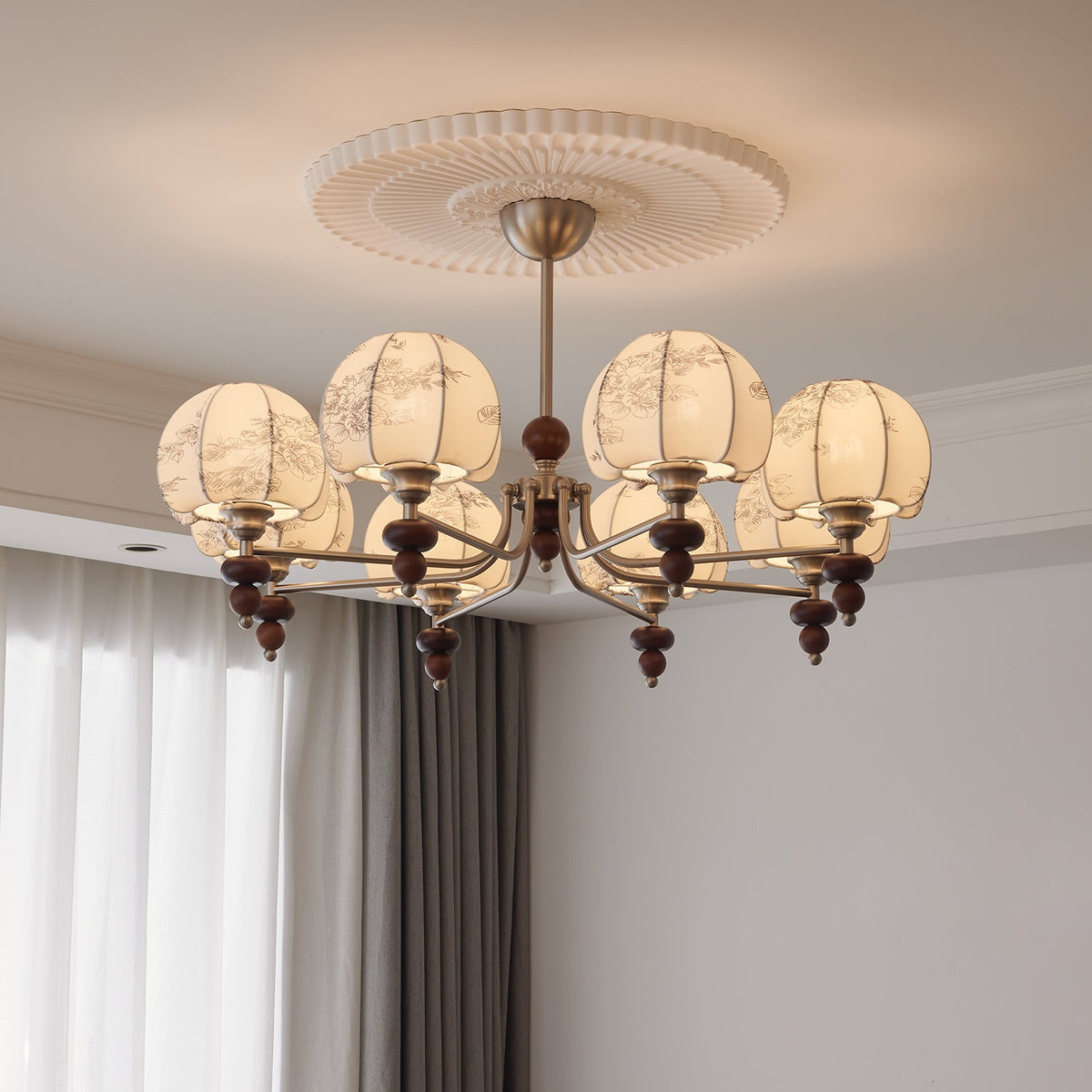 Velvet Petal Chandelier