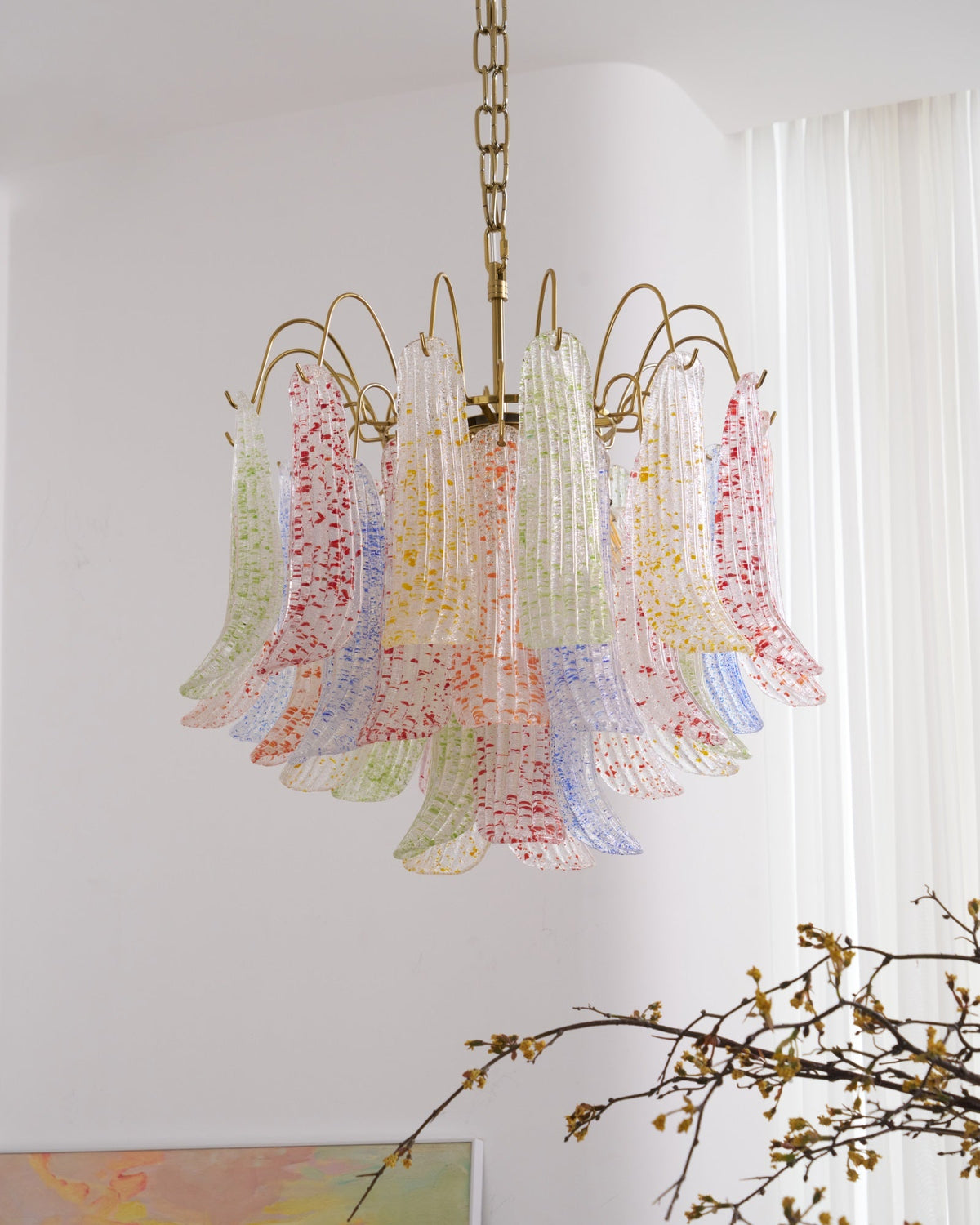 Venini Murano Glass Chandelier