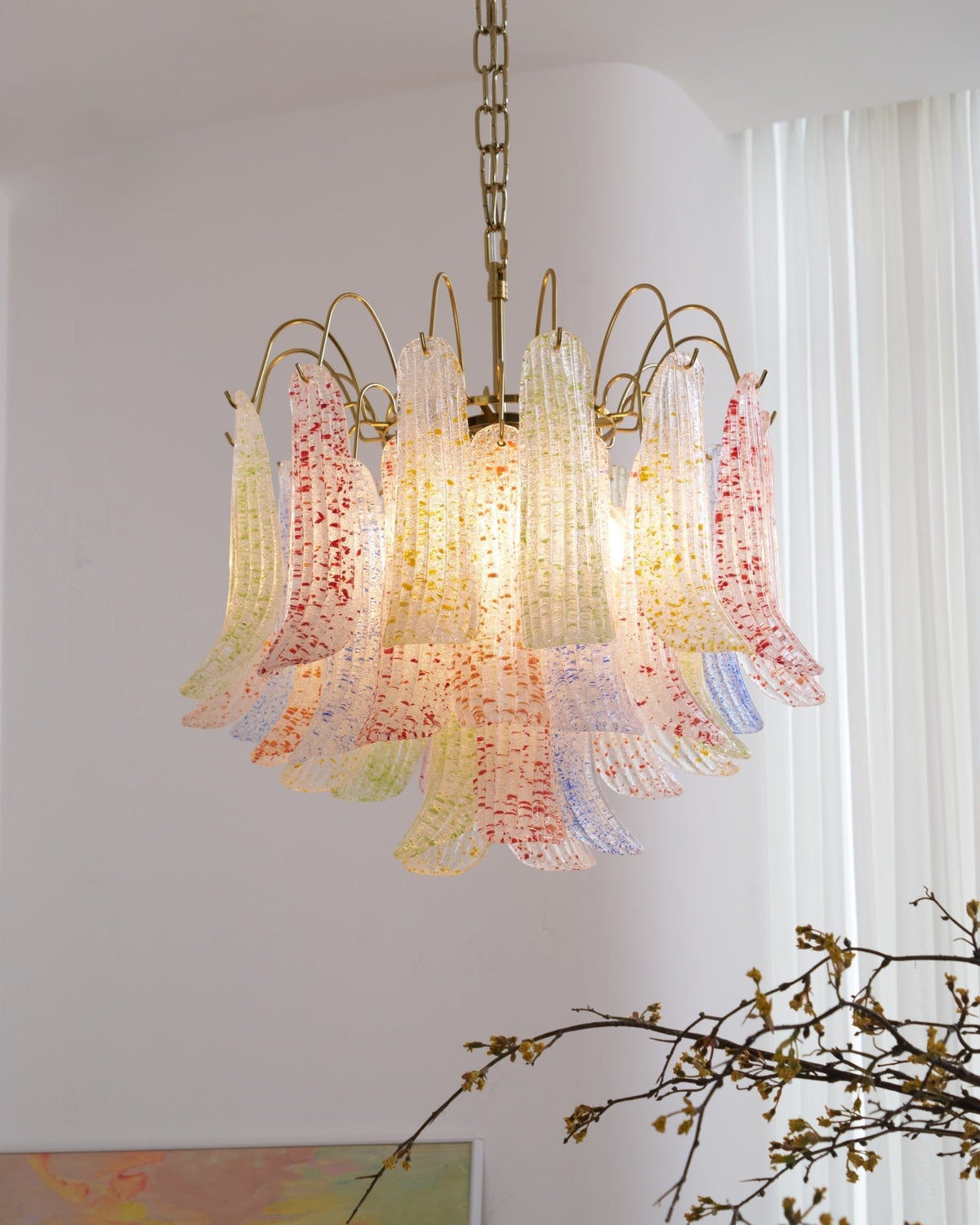 Venini Murano Glass Chandelier