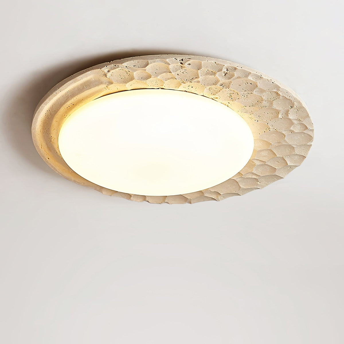 Venus Textured Stone Ceiling Light