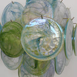 Verdant Bloom Murano Glass Chandelier