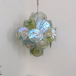 Verdant Bloom Murano Glass Chandelier