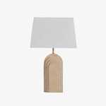 Verdura Travertine Table Lamp