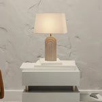 Verdura Travertine Table Lamp